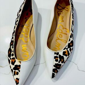 Leopard Pointy Flats
